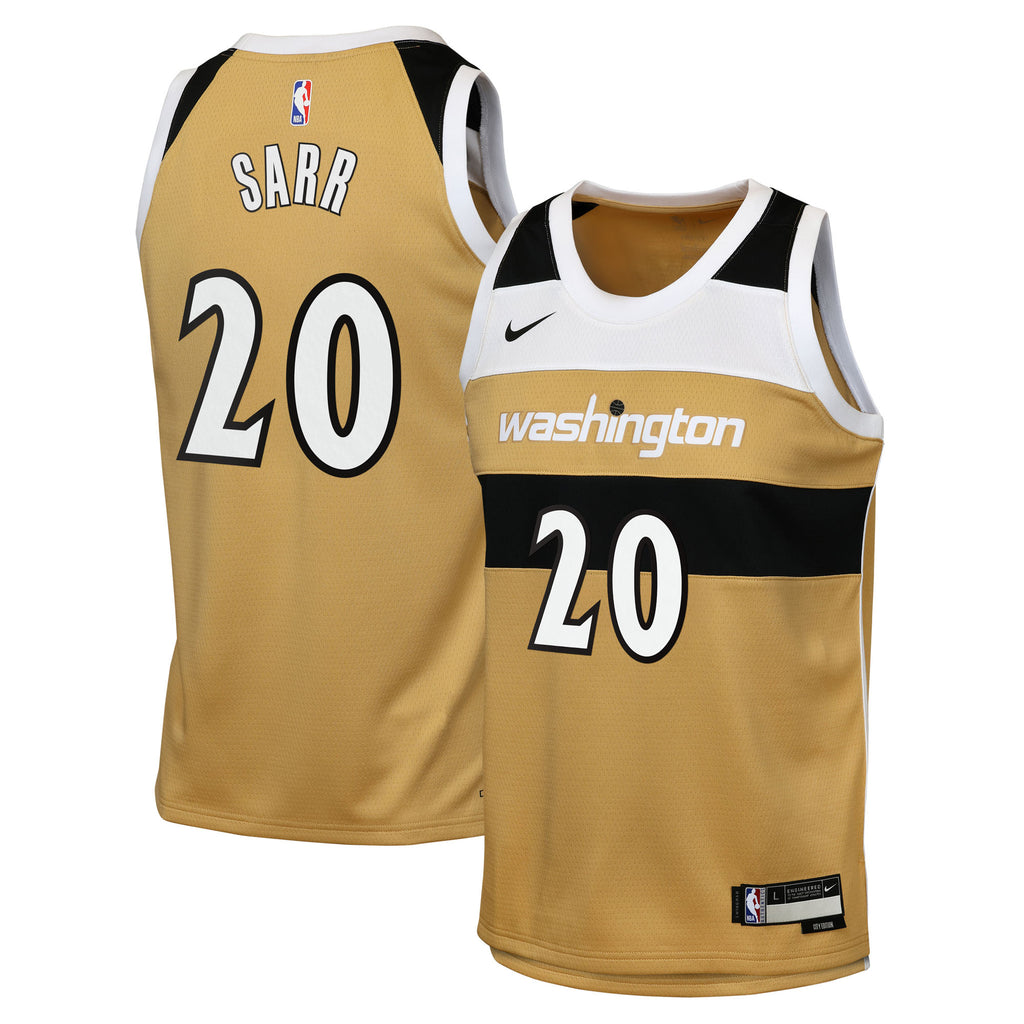 Washington Wizards Nike 2025/26 City Edition Swingman Jersey - Tan - Alex Sarr - Youth