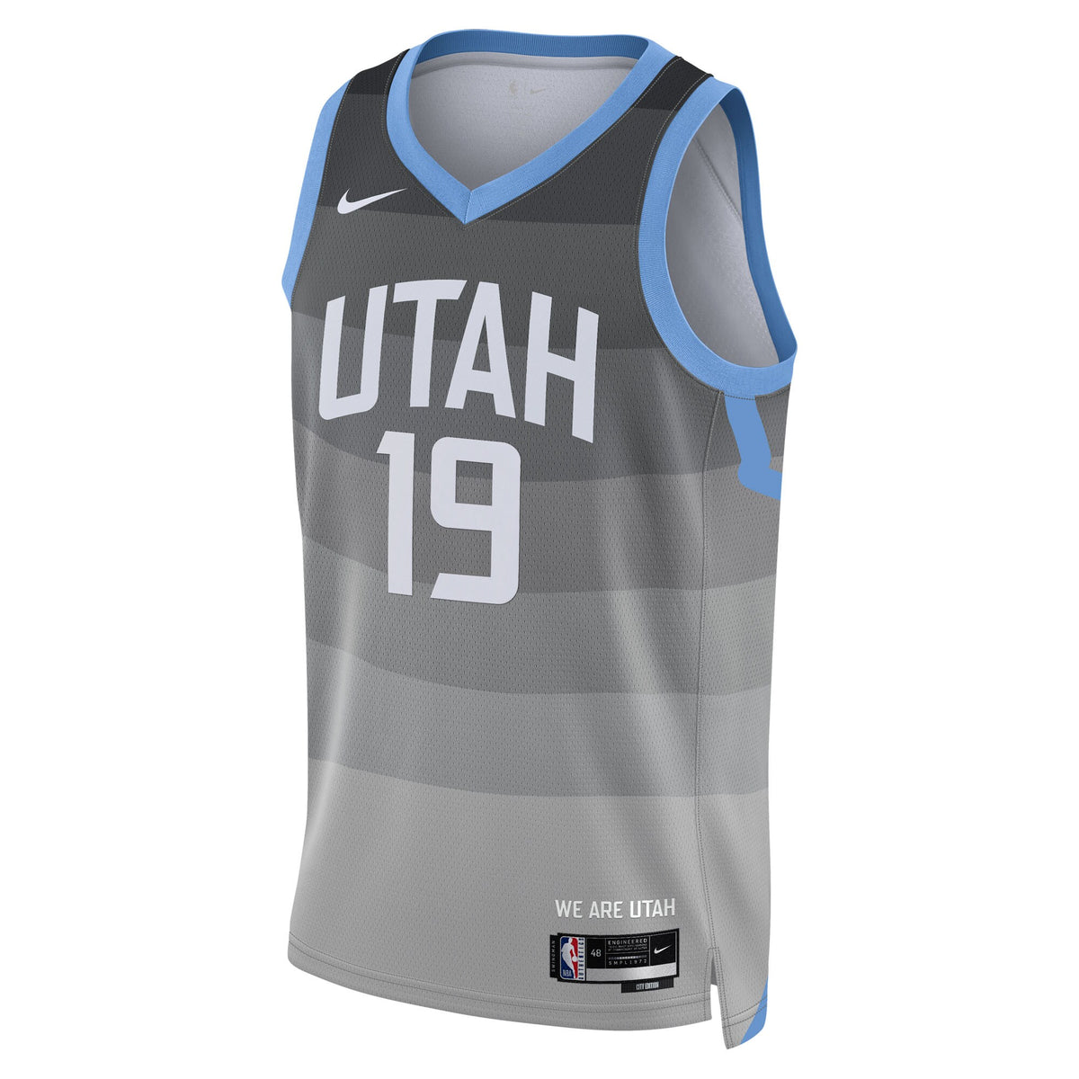 Utah Jazz Nike 2025/26 City Edition Swingman Jersey - Gray - Ace Bailey - Unisex