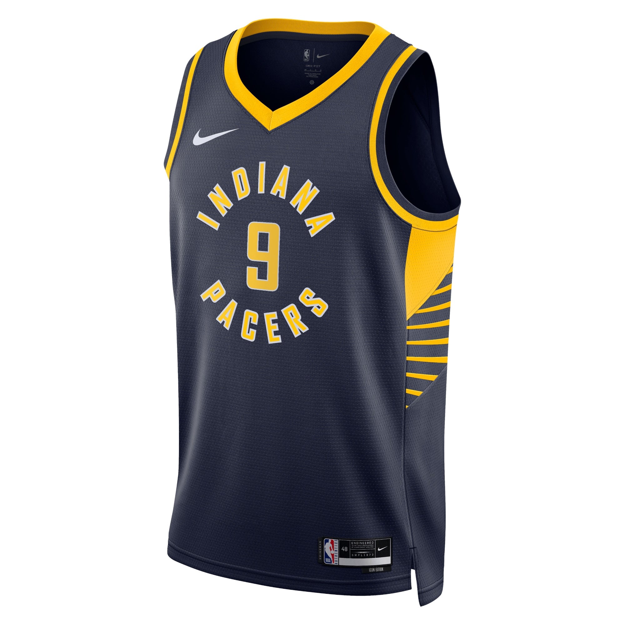 Indiana Pacers Nike Icon Edition Swingman Jersey - Navy - T.J. McConnell - Unisex