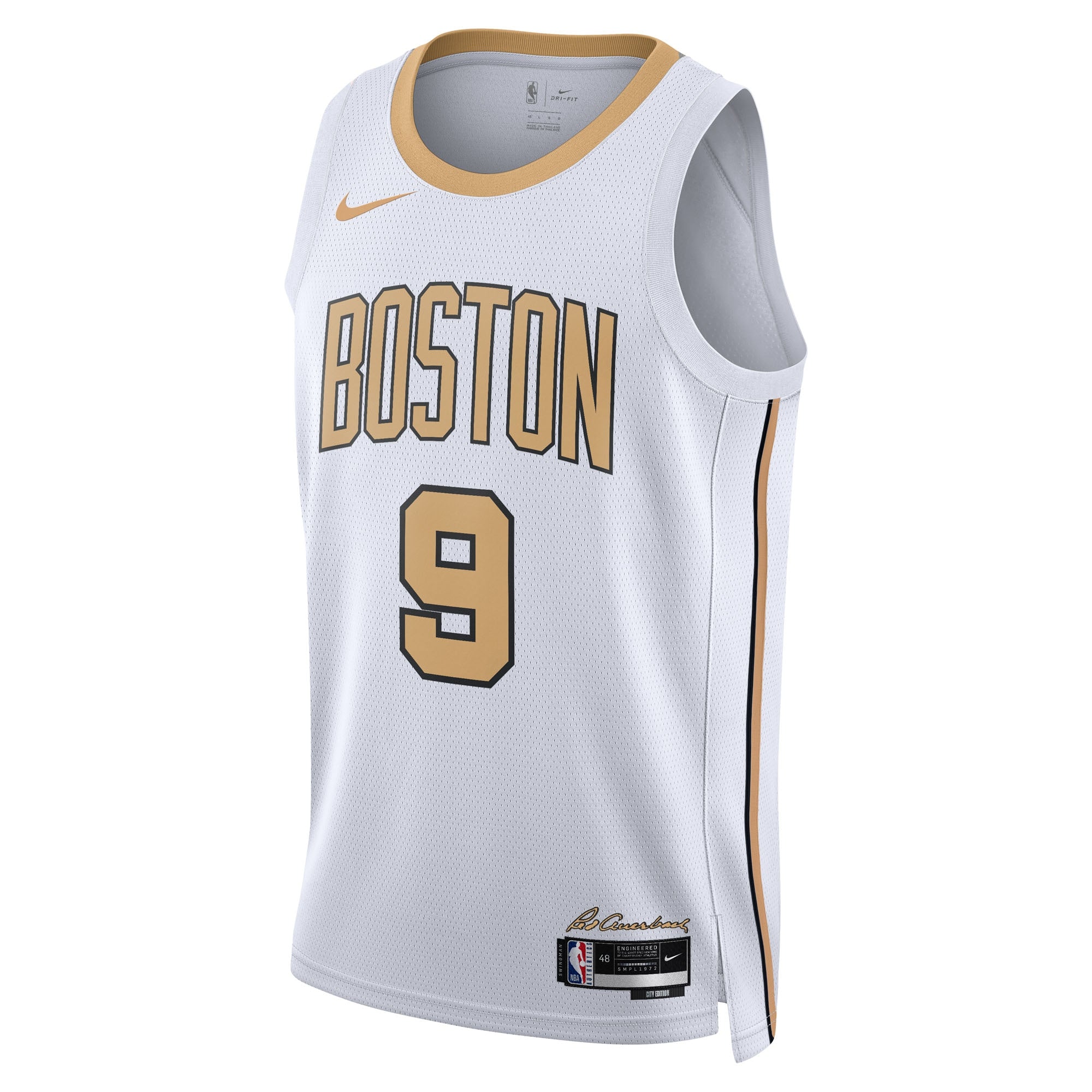 Boston Celtics Nike 2025/26 City Edition Swingman Jersey - White - Derrick White - Unisex