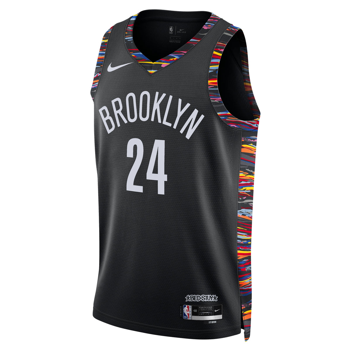 Brooklyn Nets Nike 2025/26 City Edition Swingman Jersey - Black - Cam Thomas - Unisex