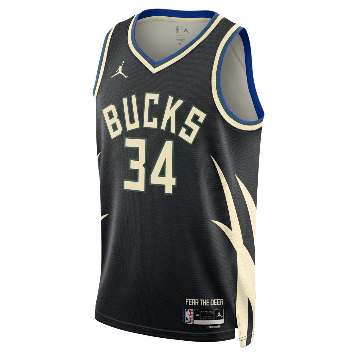 Milwaukee Bucks Giannis Antetokounmpo Nike Jordan Dri-FIT NBA Swingman Jersey - Mens