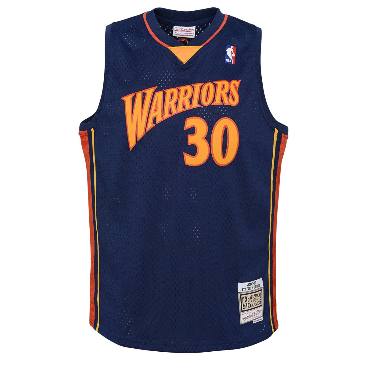 Golden State Warriors Stephen Curry Road Hardwood Classics Jersey - Youth