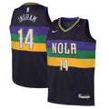 New Orleans Pelicans Nike City Edition Swingman Jersey 22 - Purple - Brandon Ingram - Youth