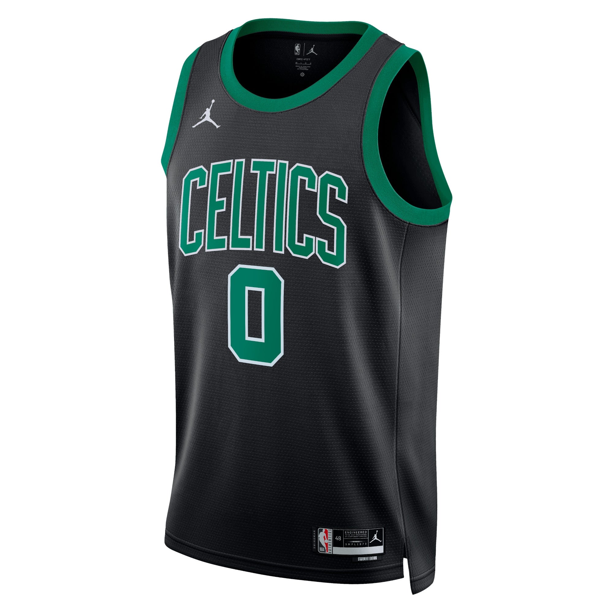 Boston Celtics Jordan Brand Statement Edition Swingman Jersey - Black - Jayson Tatum - Unisex