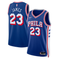 Philadelphia 76ers Nike Icon Edition Swingman Jersey - Royal - Lebron James - Unisex