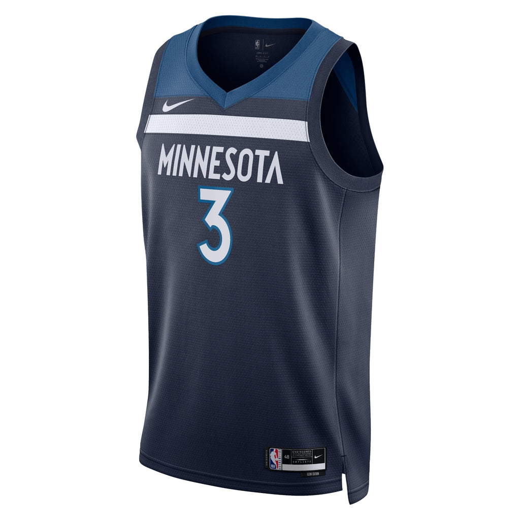 Minnesota Timberwolves Nike Icon Edition Swingman Jersey - Navy - Jaden McDaniels - Unisex