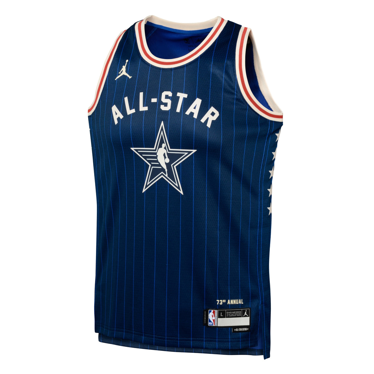Eastern Conference Jordan Brand All-Star 2024 Swingman Jersey - Navy - Joel Embiid - Youth