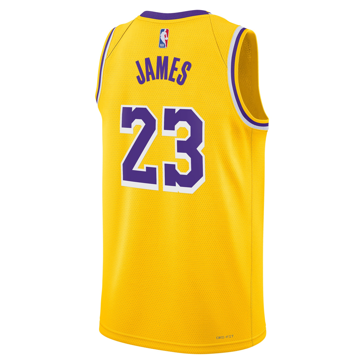 Los Angeles Lakers Nike Icon Swingman Jersey - Gold - LeBron James - Youth